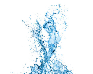 Wall Mural - water splash isolated on white background