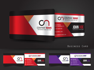 Wall Mural - Modern business card