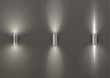 © denisik11 - Set of different modern lamps with transparent shoulders and shadows. Vector graphics