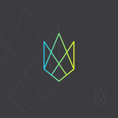 Canvas Print - Minimal design. Outline