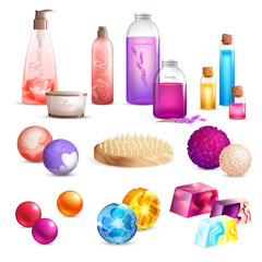 Sticker - Bath Beauty Products Set