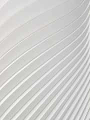 Aufkleber - Wave band abstract background surface 3d rendering