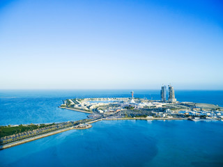 Wall Mural - Abu Dhabi marina island