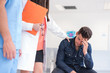 © ADDICTIVE STOCK - Medic giving bad diagnosis to patient