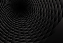 Abstract Spiral Black Background