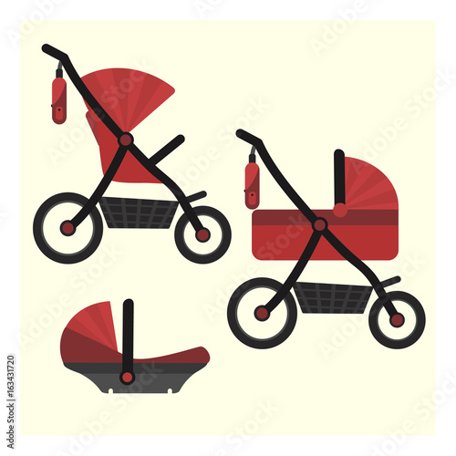 unisex stroller and carseat