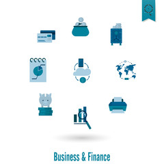 Business and Finance Icon Set