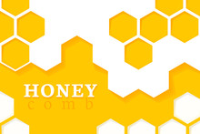 Honeycomb Background. Vector Illustration Of Geometric Hexagons Background