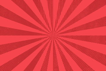 Aufkleber - Rays pop art background. retro vector illustration