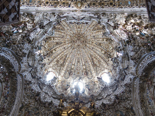 Wall Mural - Baroque cupola in San Mateo church, Lucena; Andalusia, Spain