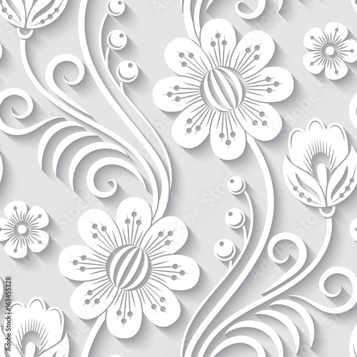 elegancki-3d-bezszwowy-kwiecisty-wzor-ilustracja-wektorowa