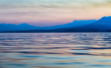 Canvas Print - peninsula of Crimea coastline