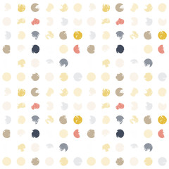 Poster - Modern Vector Polka Dot Seamless Pattern.