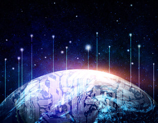 Poster - Global communications concept