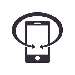 Wall Mural - Mobile Phone Technology Business Symbol Design