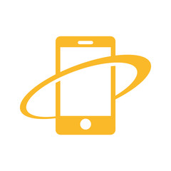 Wall Mural - Mobile Phone Technology Business Symbol Design