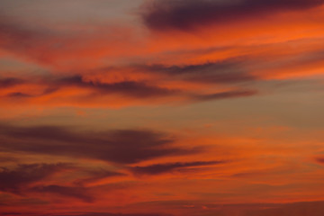 Wall Mural - beautiful clouds and sunset sky. background and wallpaper.