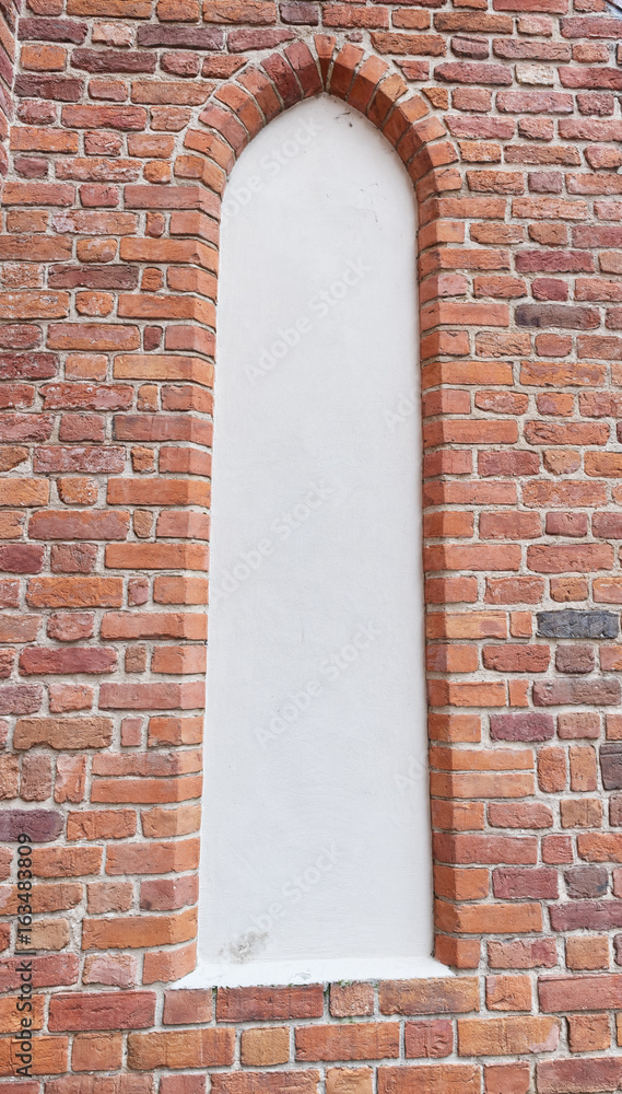 Red Bricks Wall Background Wall Of Old Building Useful As Backdrop Or Frame Wall Mural Marek Walica