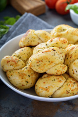 Wall Mural - Garlic and cheese dinner rolls