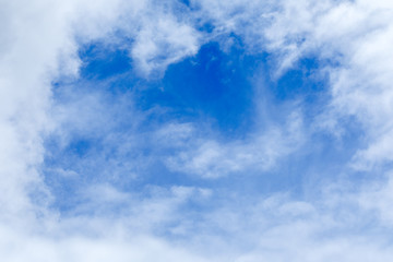 Wall Mural - blue sky with cloudy