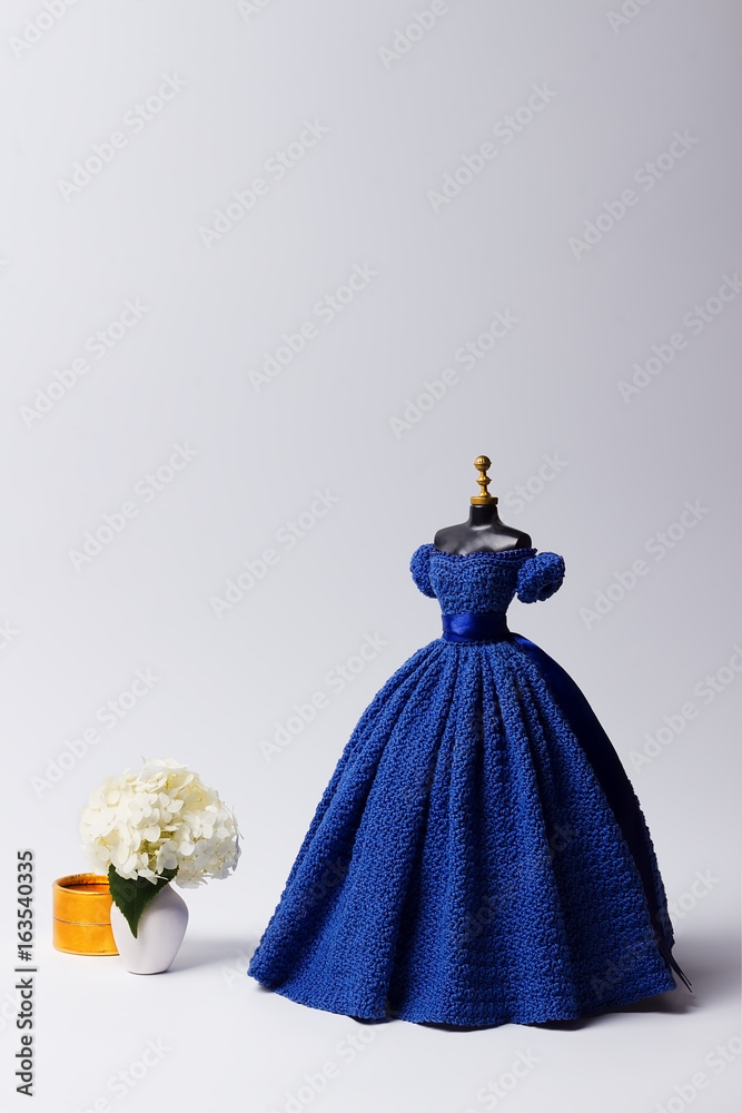 blue dresses on mannequins Hollis main image 0
