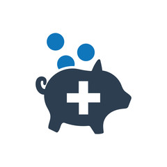 Sticker - Medical Savings Icon