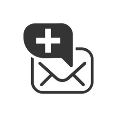 Sticker - Medical Mail Icon