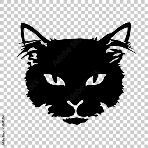 Fotografía black cat silhouette tattoo