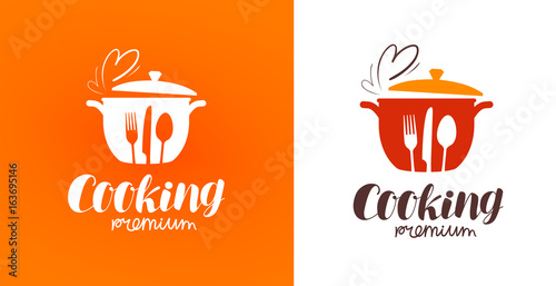 Cuadros en Lienzo Cooking, cuisine, cookery logo