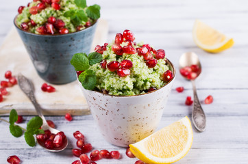 Couscous with pomegranate