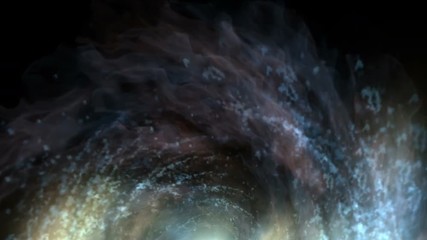 Wall Mural - 4k Abstract energy vortex universe tunnel fireworks particle hole eddy travel background.