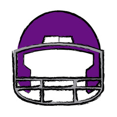 Sticker - american football helmet equipment protection