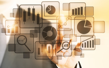 Poster - technology, touchscreen and future concept