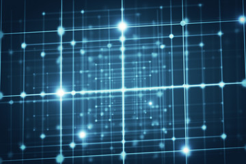 Poster - Abstract grid background