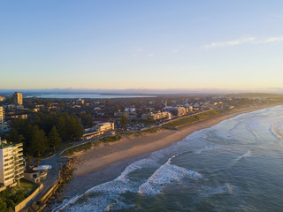 Wall Mural - Aerial view of Cronulla beach