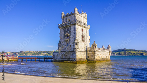 Zdjęcie XXL Ważna atrakcja turystyczna w Lizbonie - The Tower of Belem