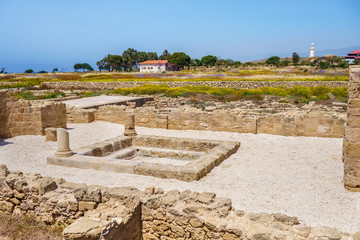 Ruins of ancient greek temple, Saranda Kolones