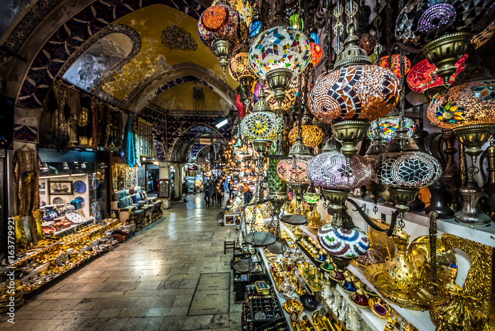 Grand Bazaar in Istanbul - obrazy, fototapety, plakaty 