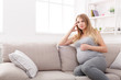 © Prostock-studio - Pensive pregnant woman dreaming about child