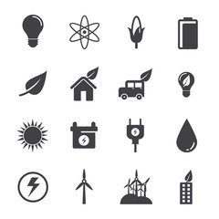 Energy Icons Set