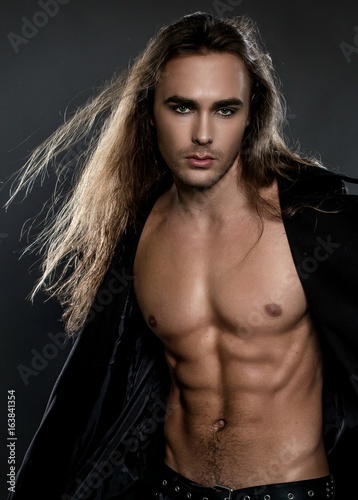 Long Haired Handsome Male Vampire Buy This Stock Photo And