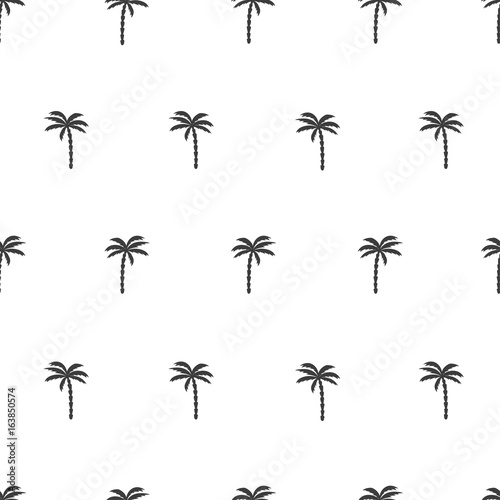 Tapety Drzewa  czarny-i-bialy-wzor-z-palma