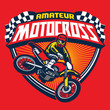 motocross event badge