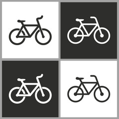 Poster - Bicycle - vector icon.