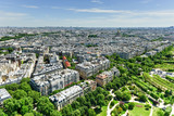 Fototapeta Miasta - Aerial View of Paris, France
