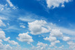 Blue sky with white clouds , Sky background.