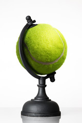 Wall Mural - tennis ball globe