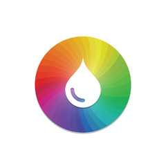 Sticker - Color Circle - App Push-Button