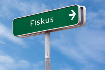 Wall Mural - Schild 126 - Fiskus