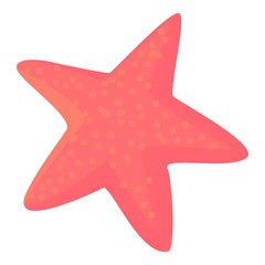 Wall Mural - Starfish icon, cartoon style